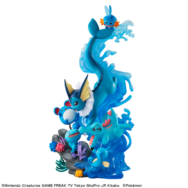 ポケットモンスター みずタイプ DIVE TO BLUE｜商品情報｜メガホビ