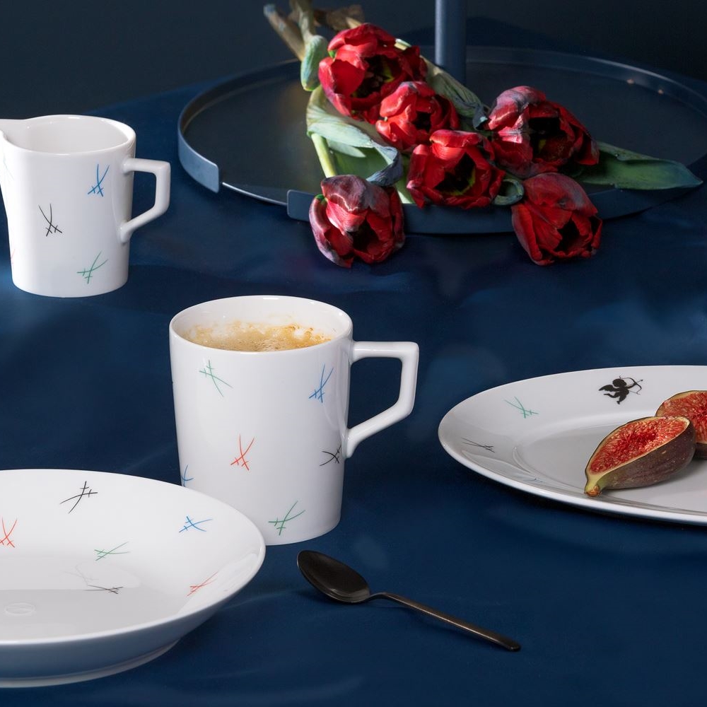 双剣 meissen マイセン 300周年記念 プレート 2枚② ドイツの名窯マイセン