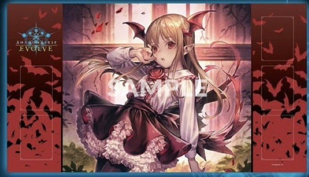 シャドウバース 闇夜の姫ヴァンピィ sp ラバーマット プレイマット