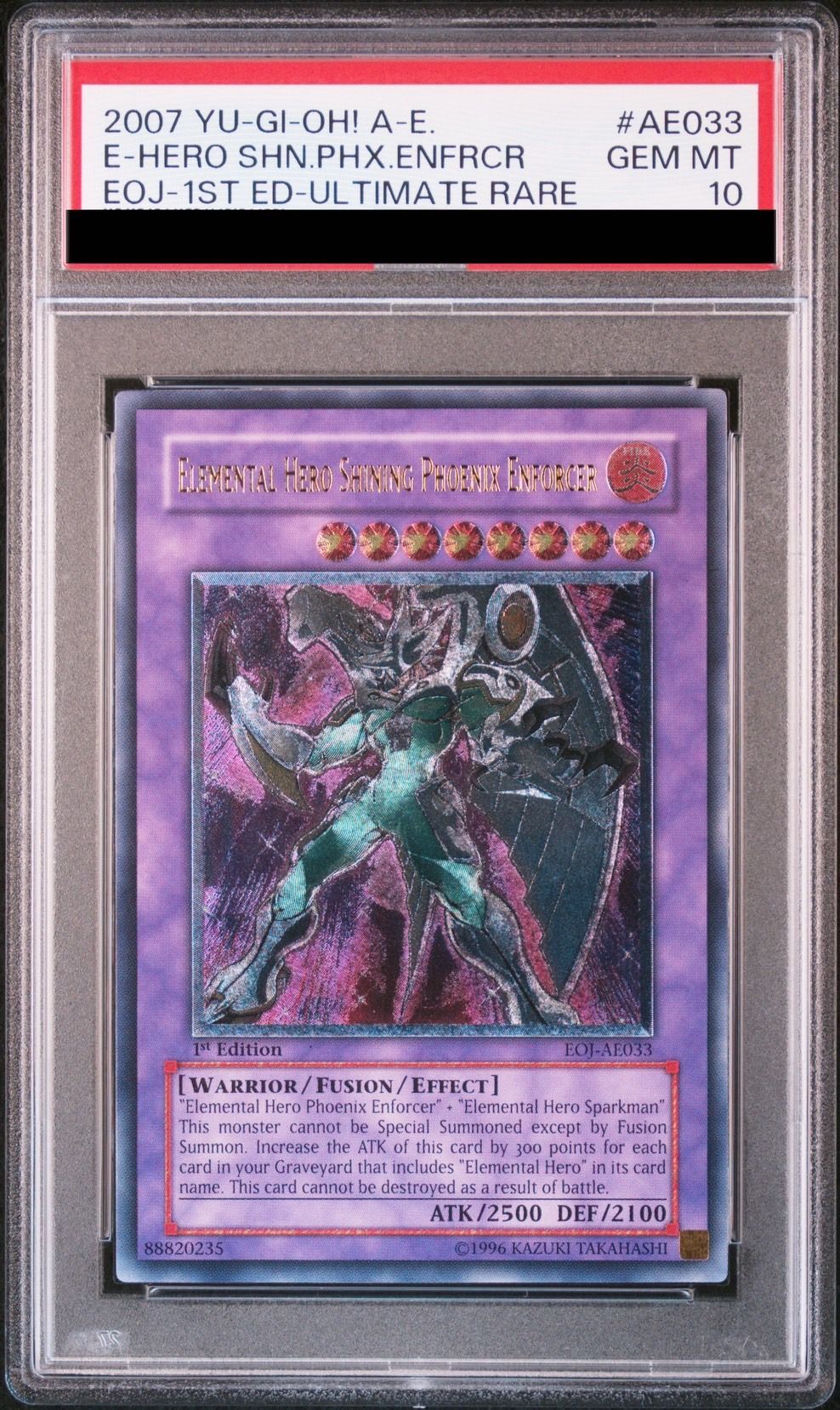PSA10鑑定済】☆旧アジア☆EHEROシャイニングフェニックスガイ
