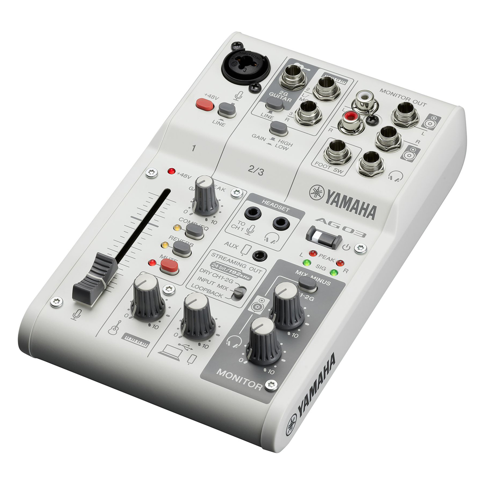 YAMAHA WEBキャスティングミキサー AG03mk2 (配信用ダイナミックマイク