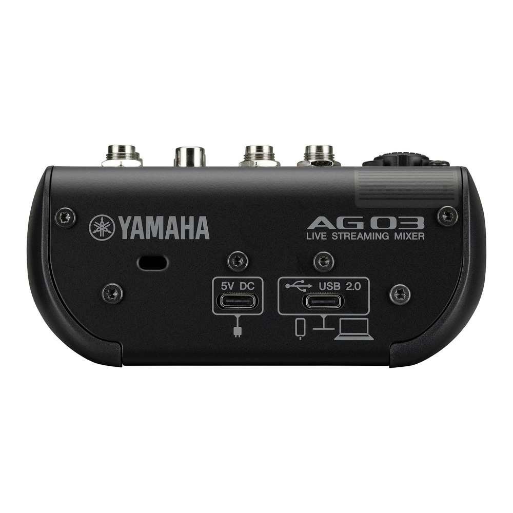 YAMAHA WEBキャスティングミキサー AG03mk2 Black (Lightning端子搭載