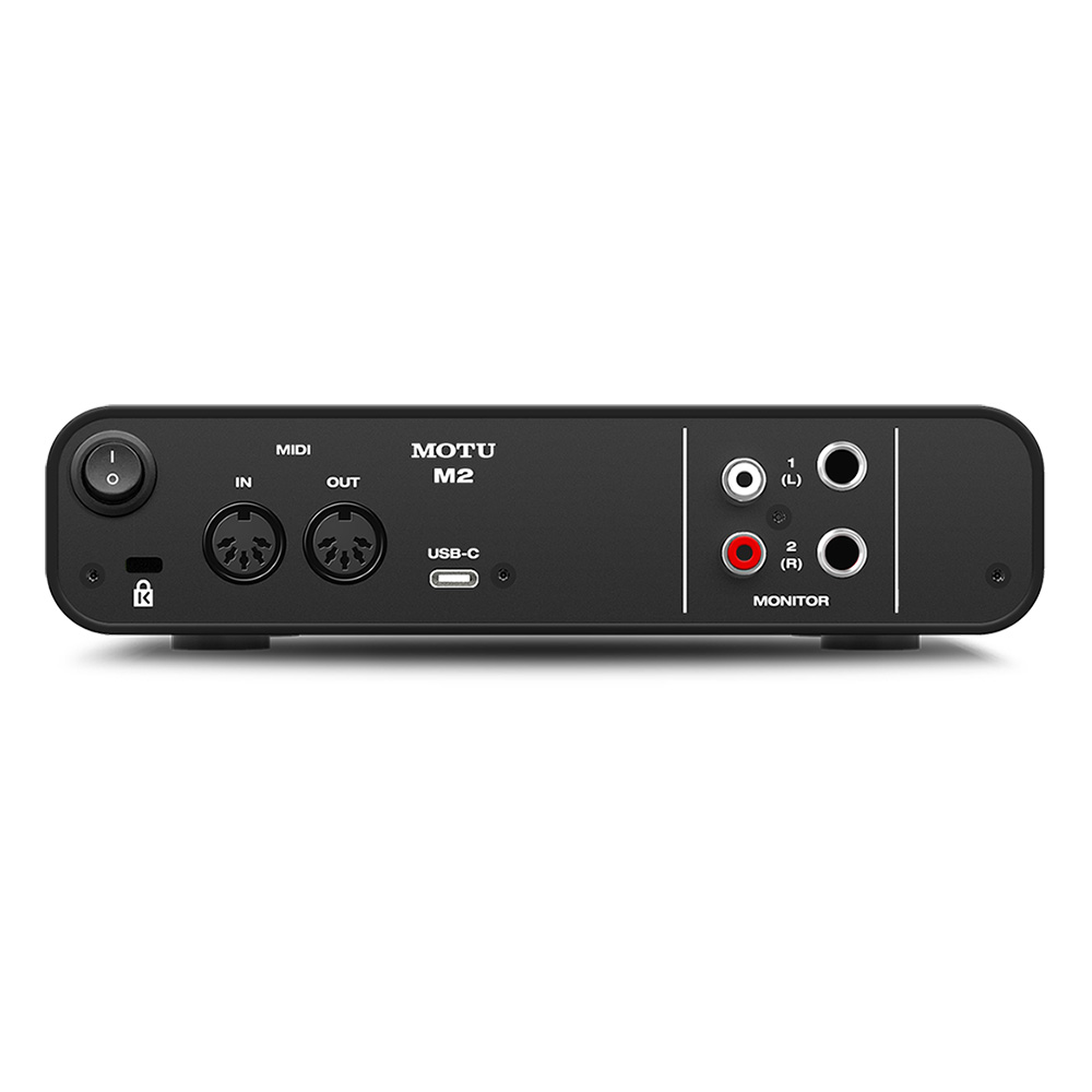 MOTU USBオーディオインターフェイス M2(audio-technica コンデンサー