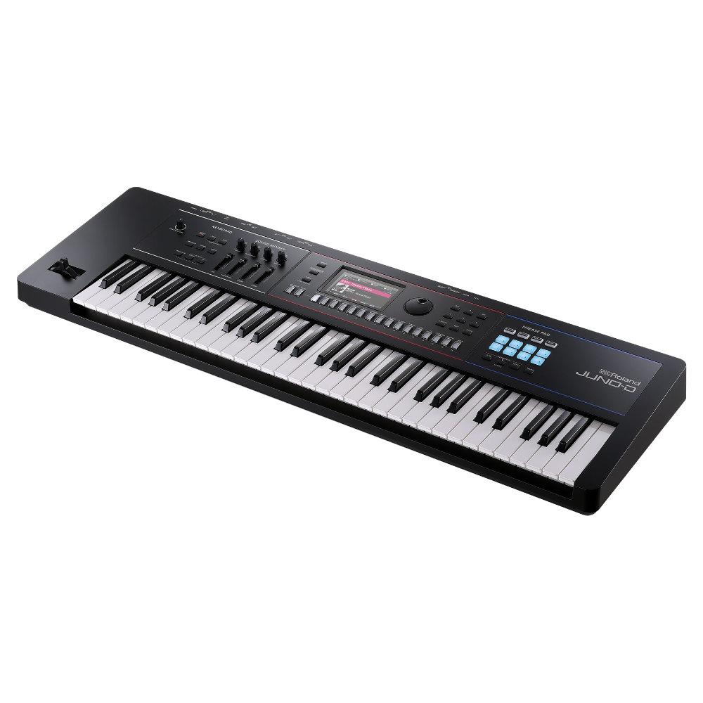 Roland 61鍵盤 シンセサイザー JUNO-D6 (汎用ケースセット)【福山楽器