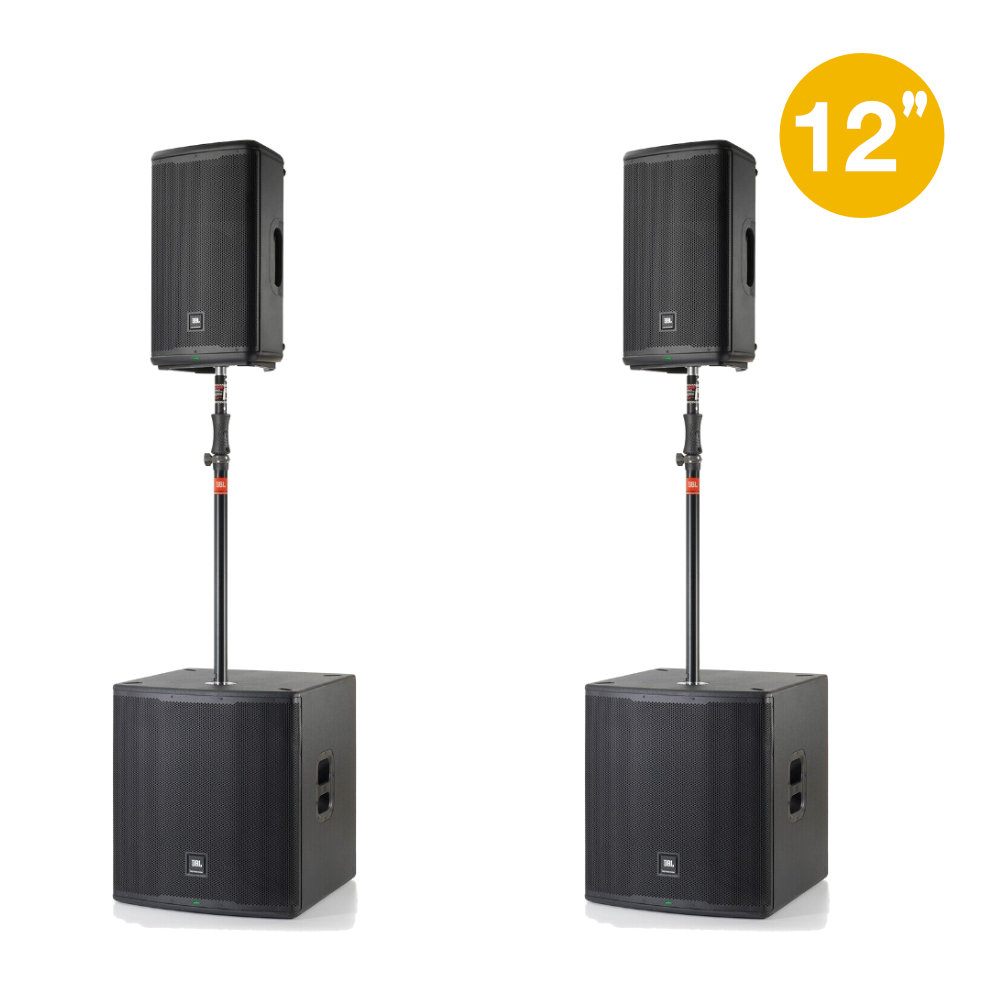 JBL パワードスピーカー EON712 + EON718 サブウーファーセット【福山