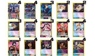 TORECARDSコラボ】コードギアス 奪還のロゼ：【黄】ナナシ喫茶デッキ