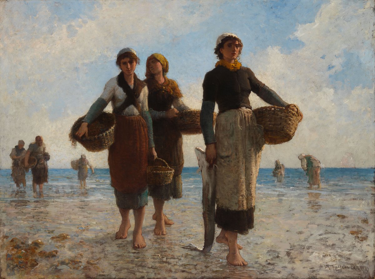 Fisher Women of Cancale – Museum of Fine Arts, Budapest