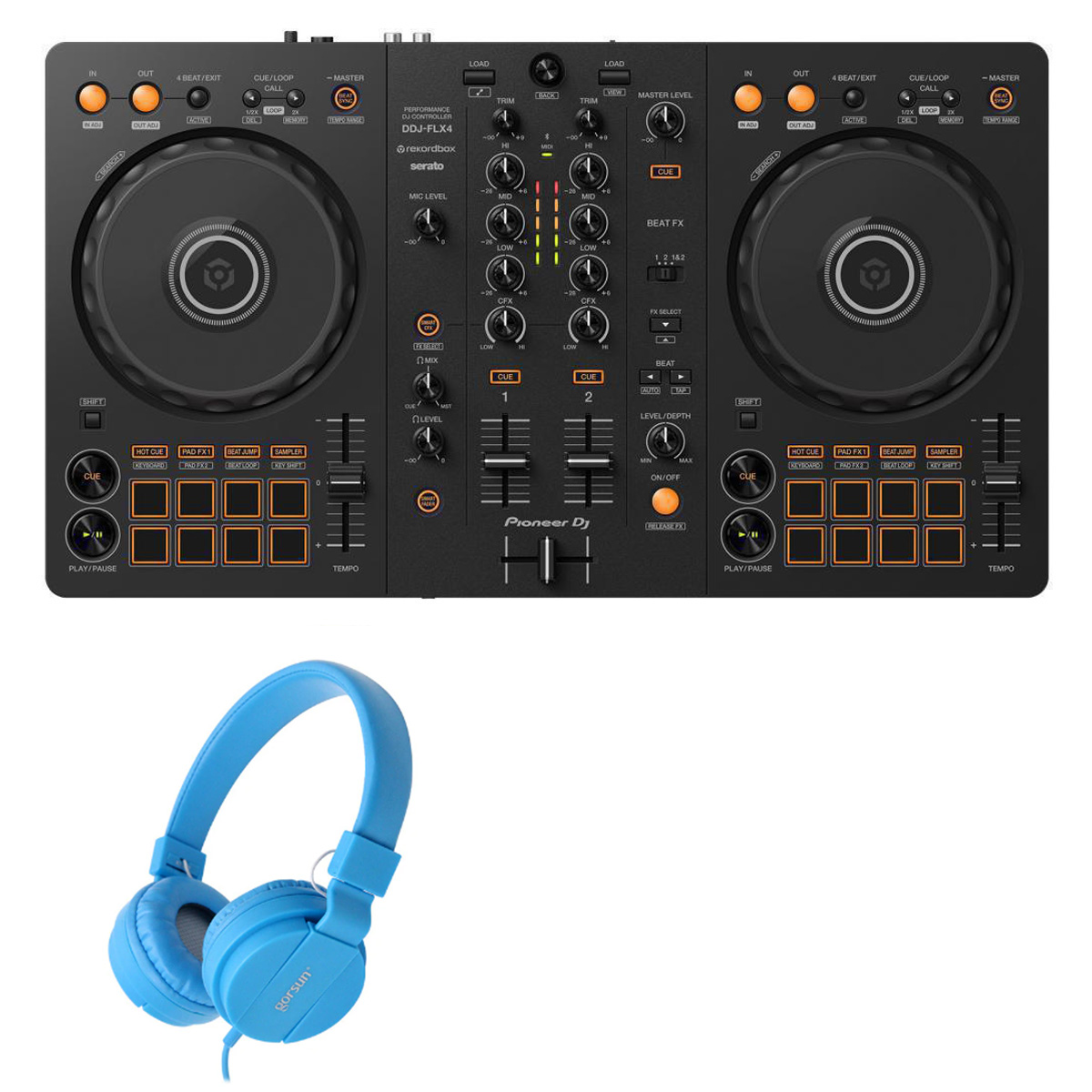 Pioneer DDJ-FLX4 + ヘッドセットセット