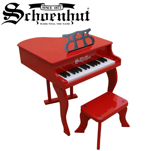 Schoenhut】クリスマスは、イスまで付いてる!! より本格的な30鍵盤・37
