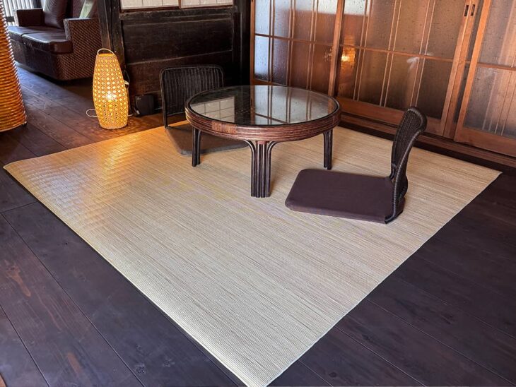 籐むしろラグ｜140×200cm～200×300cm | 籐家具職人の店みうらラタン
