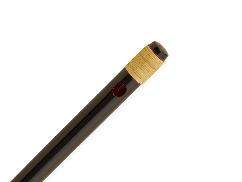 獅子田流 篠笛 塗 籐両巻 黒 | 宮本卯之助商店