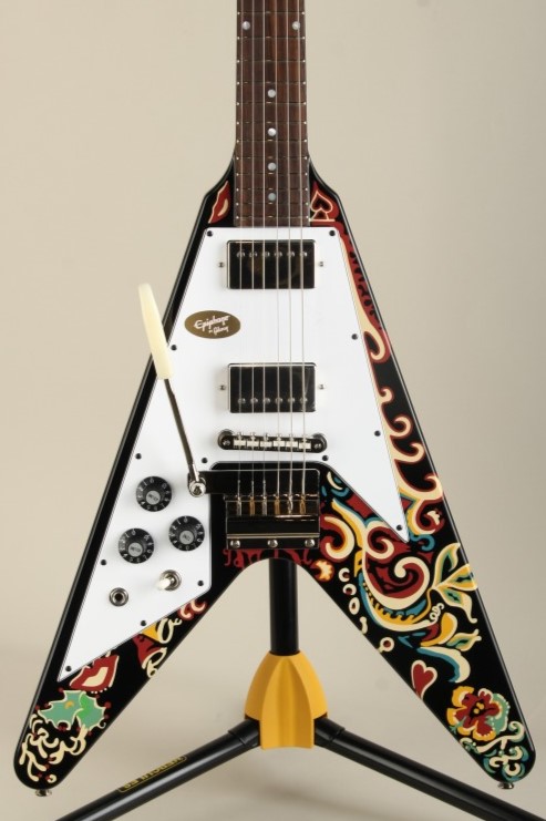 Jimi Hendrix Love Drops Flying V Left-Hand【S/N 24101531412