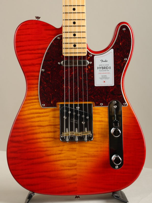 2024 Collection Made in Japan Hybrid II Telecaster Flame Sunset