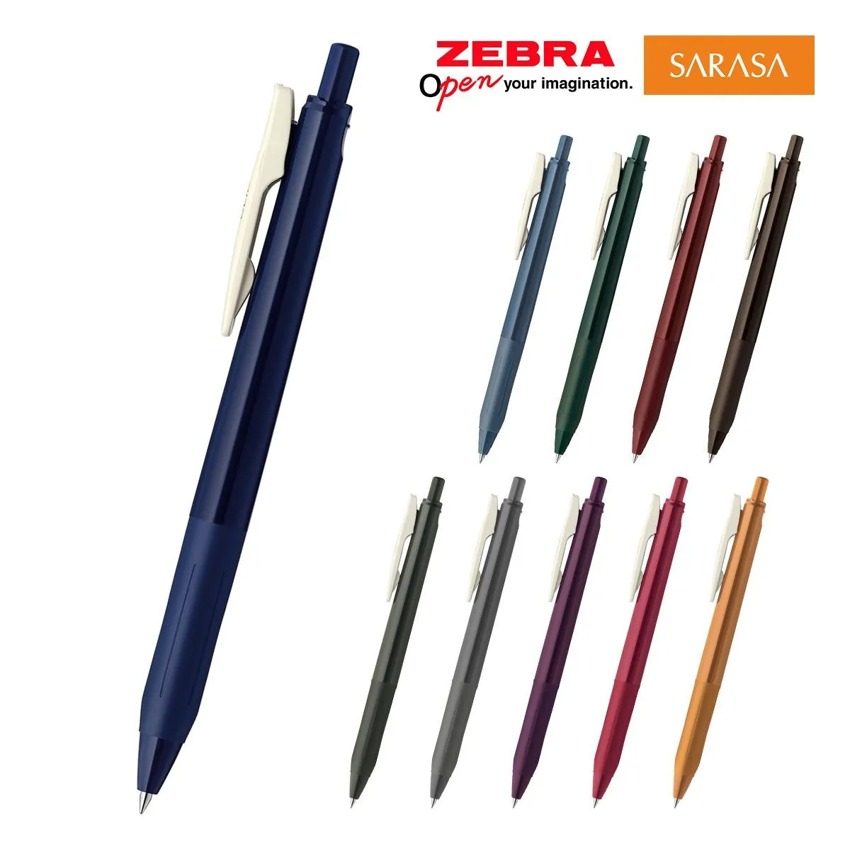 ゼブラ サラサクリップ ビンテージカラー 0.5mm【名入れボールペン
