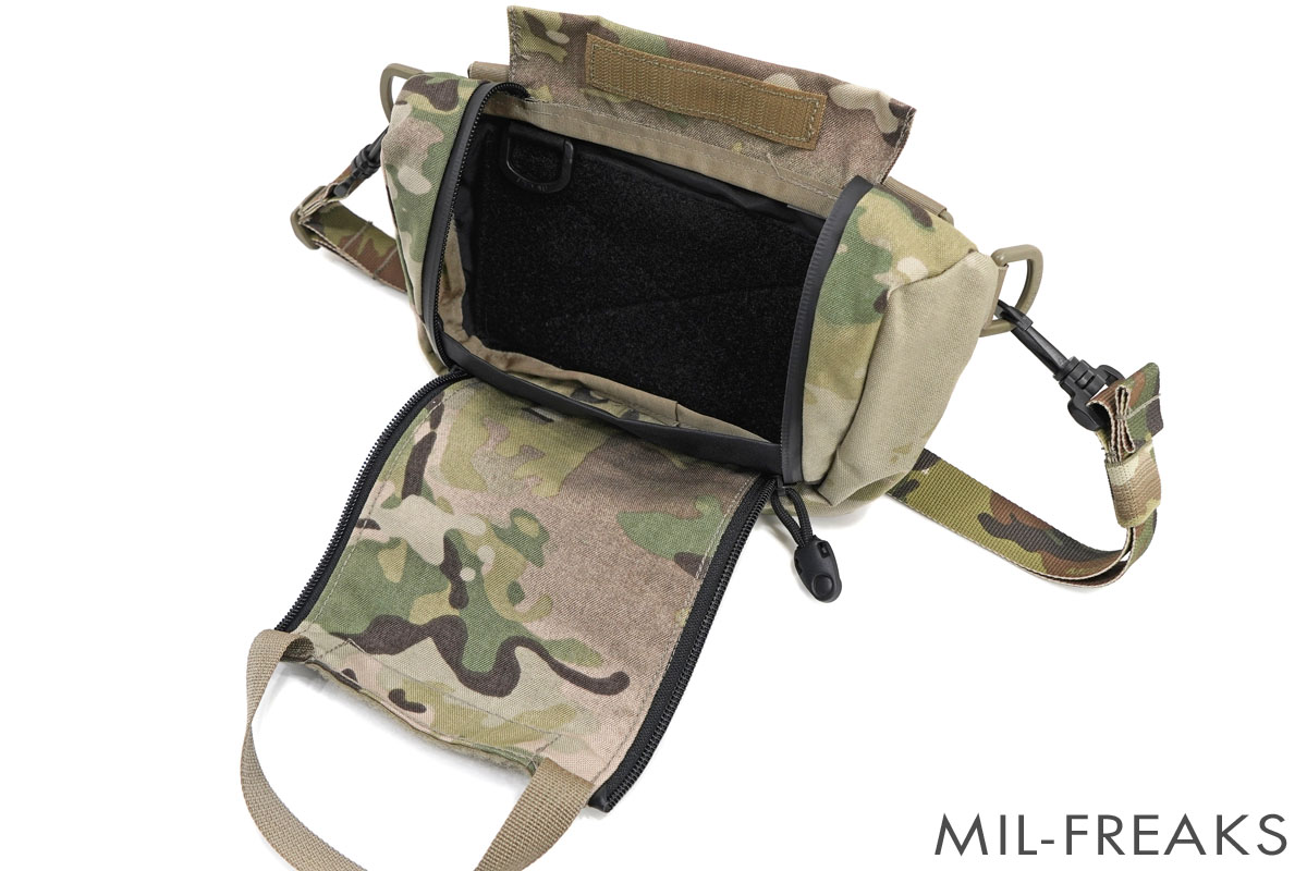 x115xTAYLOR HANGER POUCH TWIN ZIP ショルダー/ハンガーポーチ
