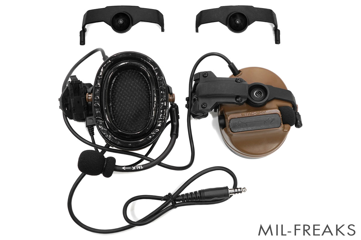 TAC-SKY Comtac III タイプ ヘッドセット AMPスタイル ARCレール