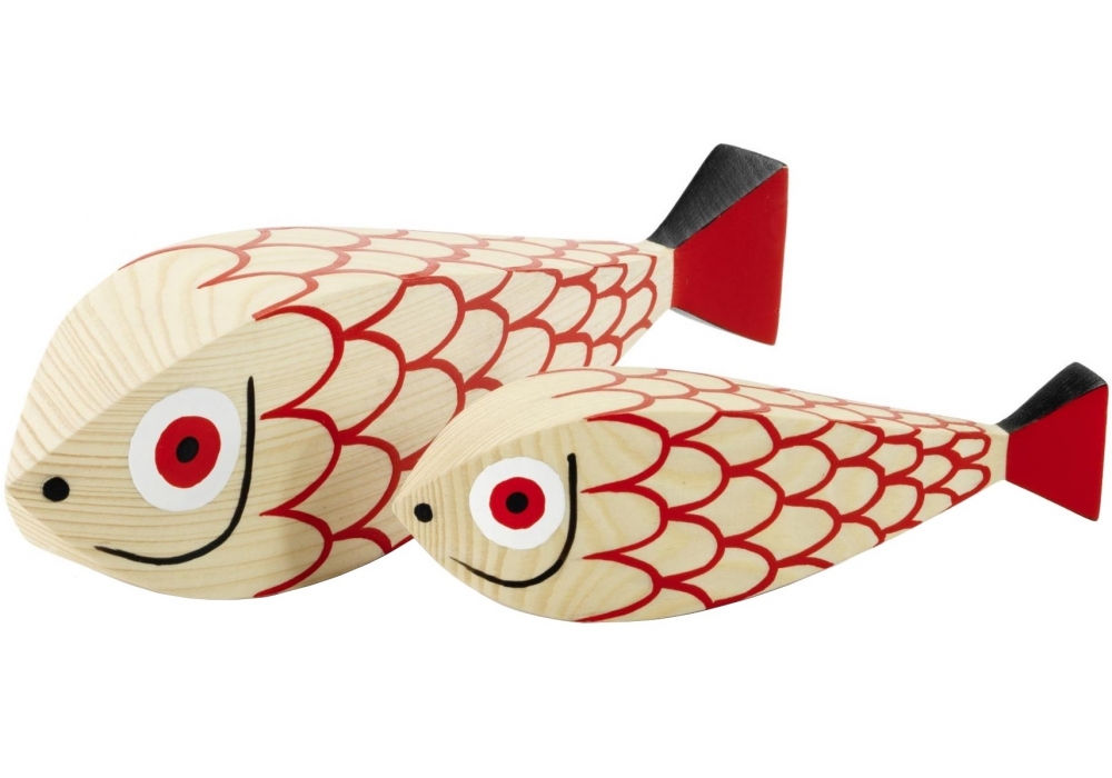 Mother Fish & Child Wooden Dolls Vitra - Miliashop