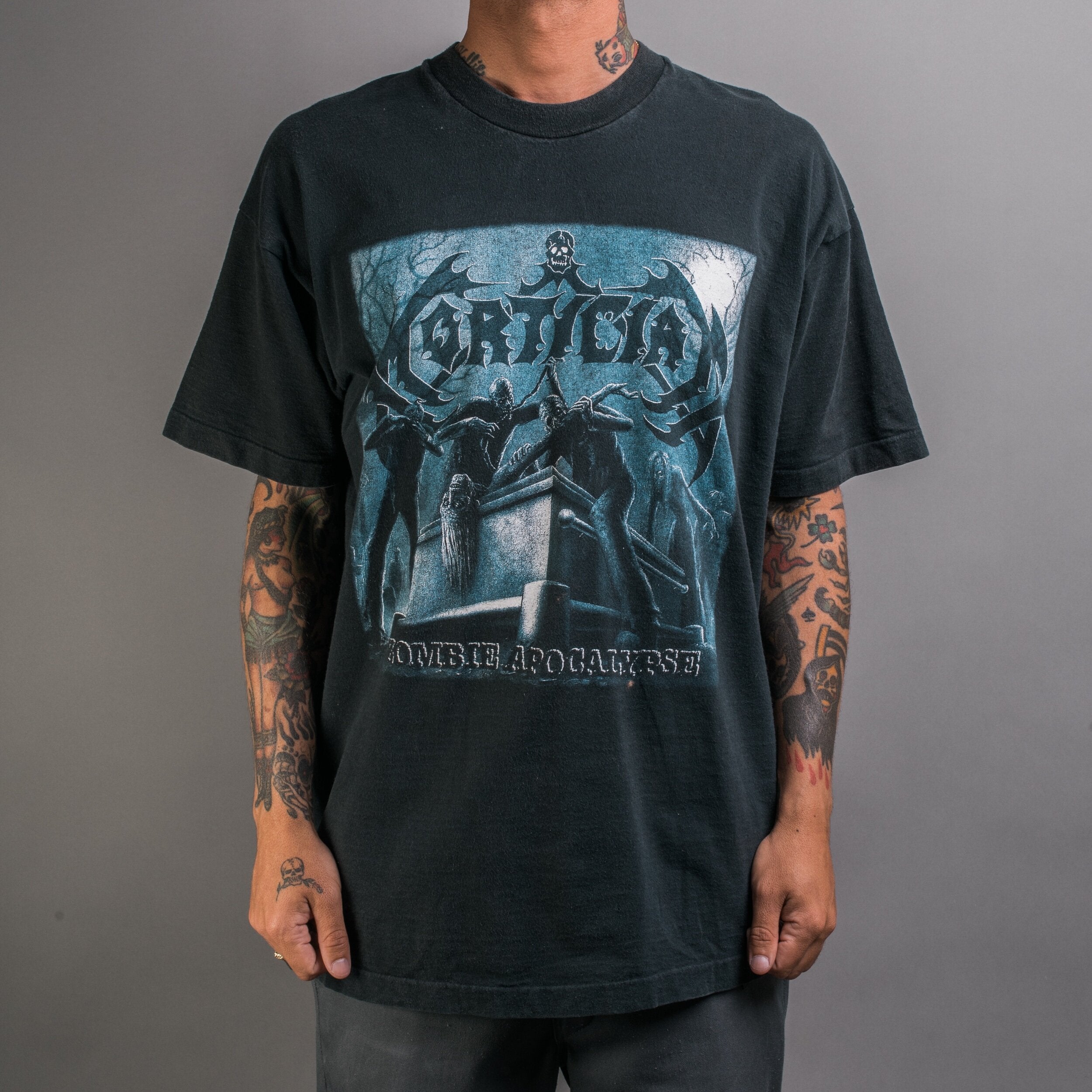 Vintage 90's Mortician Zombie Apocalypse T-Shirt – Mills Vintage USA