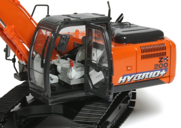 Miniature Construction World - Hitachi ZH200 HYBRID+ Tracked Excavator