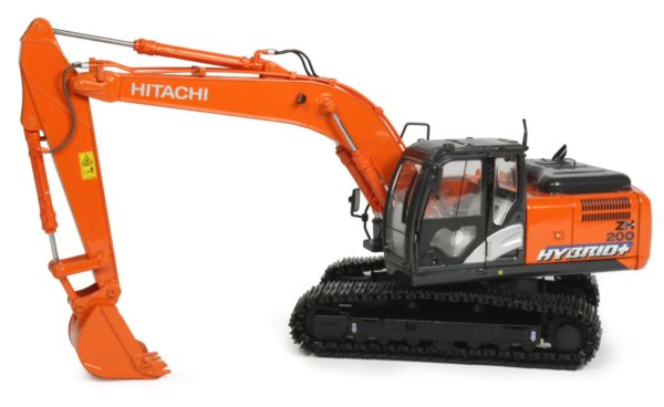 Miniature Construction World - Hitachi ZH200 HYBRID+ Tracked Excavator