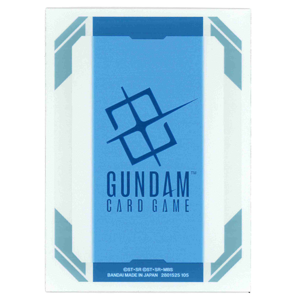 GUNDAM Card Game: Official Card Sleeves - GUNDAM Logo (Blue