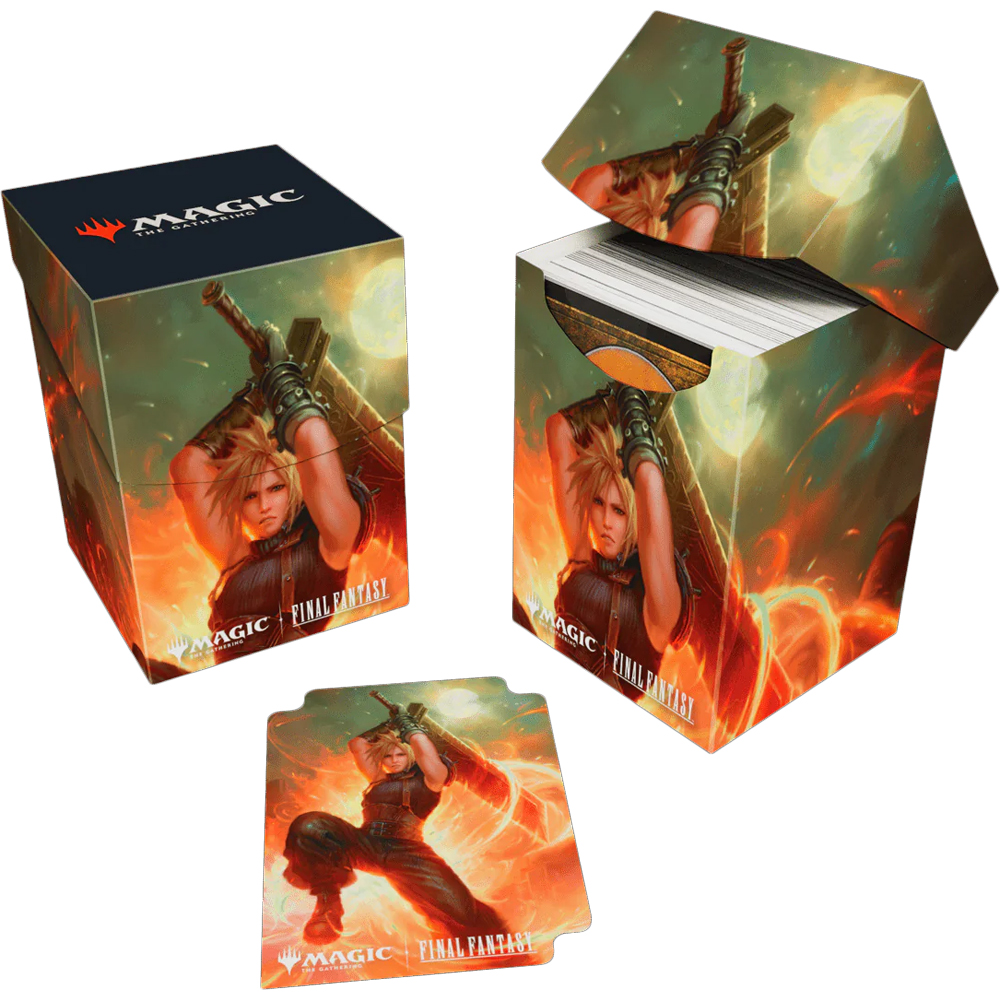 MtG 100+ Deck Box: Final Fantasy - Cloud, Ex-SOLDIER (Commander