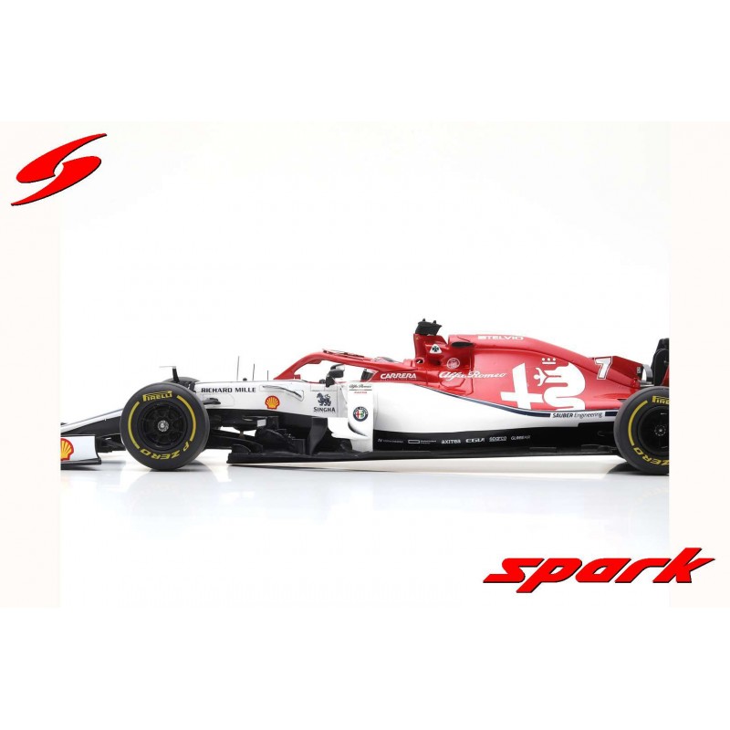 Alfa Romeo Sauber Ferrari C38 F1 2019 Kimi Raikkonen Spark 18S452