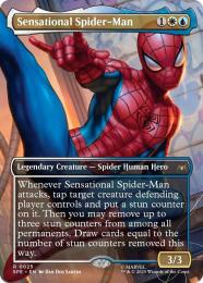 スパイダーマン 5連裁断エラーカードセット スパイダーマン 5連裁断
