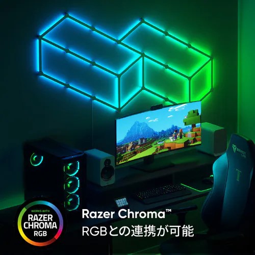 Nanoleaf Lines (3本拡張) | スマートLEDライトバー | 空間にさらなる