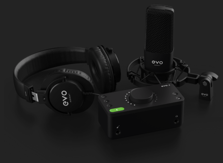 Audientが新製品『EVO Start Recording Bundle』を発売！音楽、ゲーム