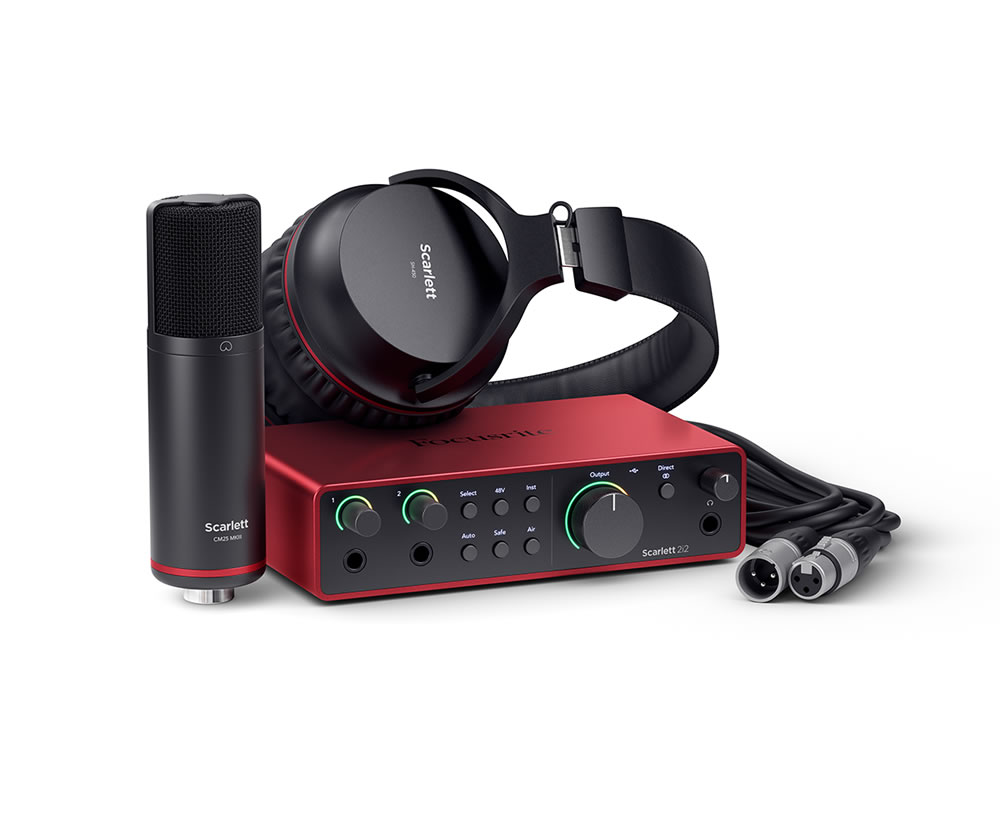 Focusriteが「Scarlett 4th Gen」を発表！オーディオインターフェイス