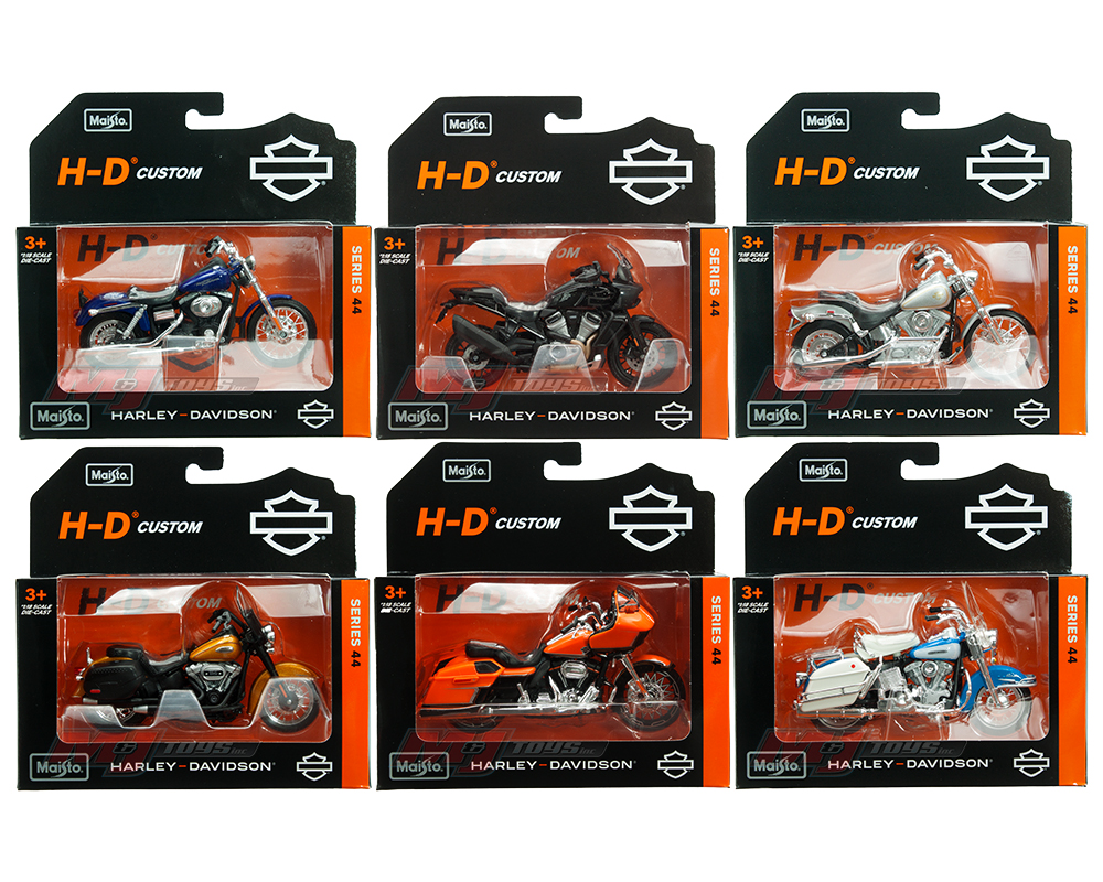 Harley-Davidson 1/18スケール 20個まとめてお得セット Harley