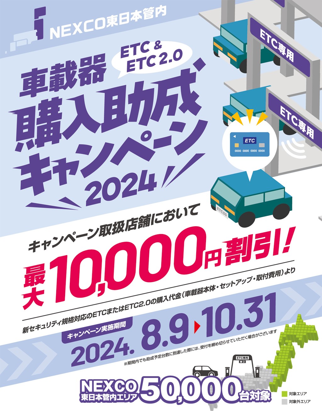 ETC.ETC2.0車載器の購入助成キャンペーン2024 始まります！！ | AV&