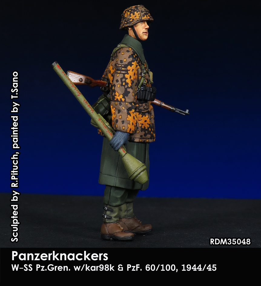 Rado Miniatures[RDM35048]1/35 WWII ドイツ武装SS擲弾兵 Kar98k