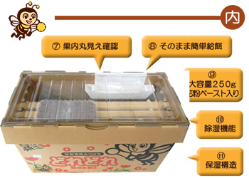 受粉・交配用みつばち｢どれどれ｣ | 丸東東海商事(株)