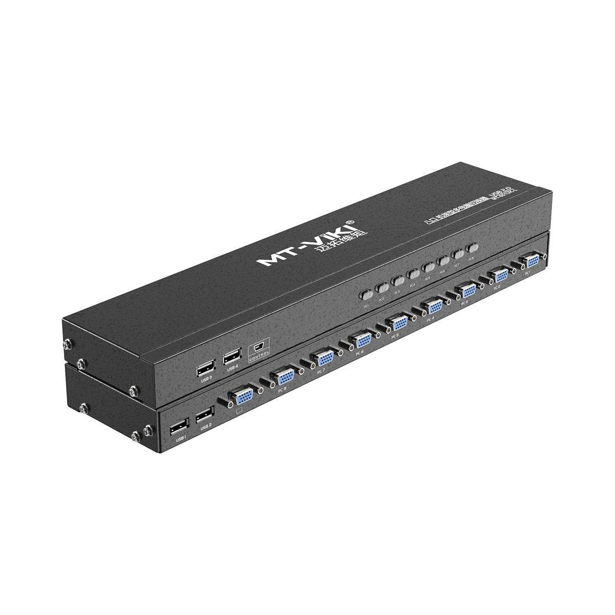 MT-VIKI | VGA KVM Switch 8 in 1 out with desktop controller