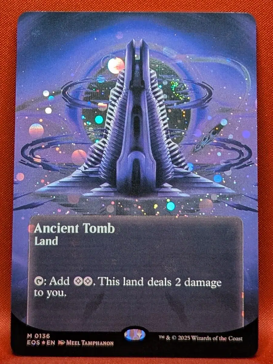GALAXY FOIL Ancient Tomb (0136) (Borderless) from Edge of