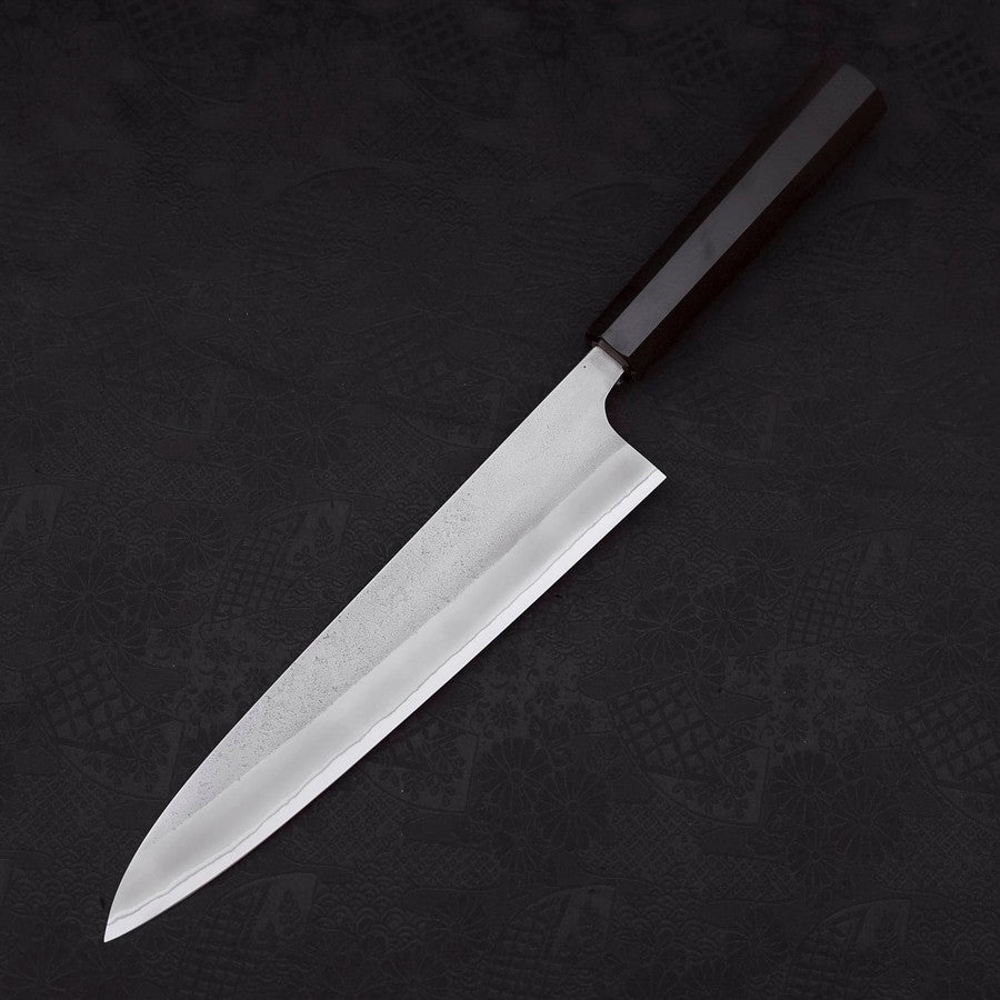牛刀 白紙2号 梨地 黒檀柄 240mm – MUSASHI