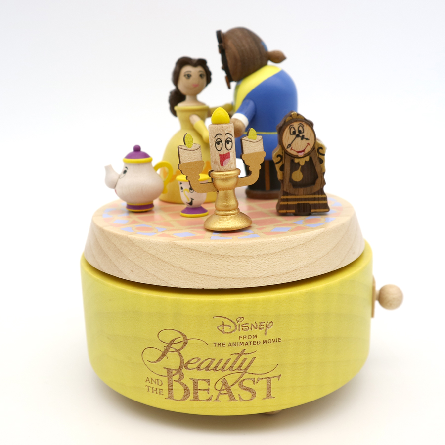 ディズニー 木製 オルゴール【美女と野獣】既製品 ｜株式会社