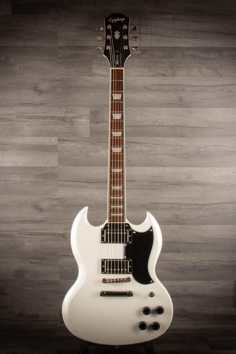 Used Epiphone SG Muse | Pearl White Metallic | Musicstreet