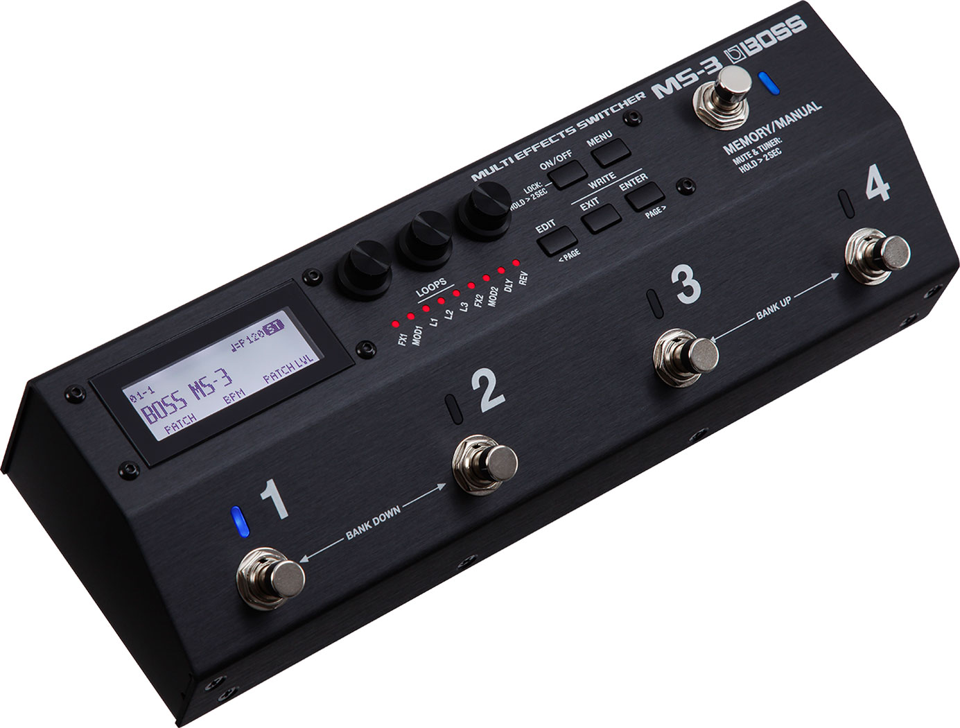 BOSS マルチエフェクター、スイッチャーMS-3 Multi Effects Switcher