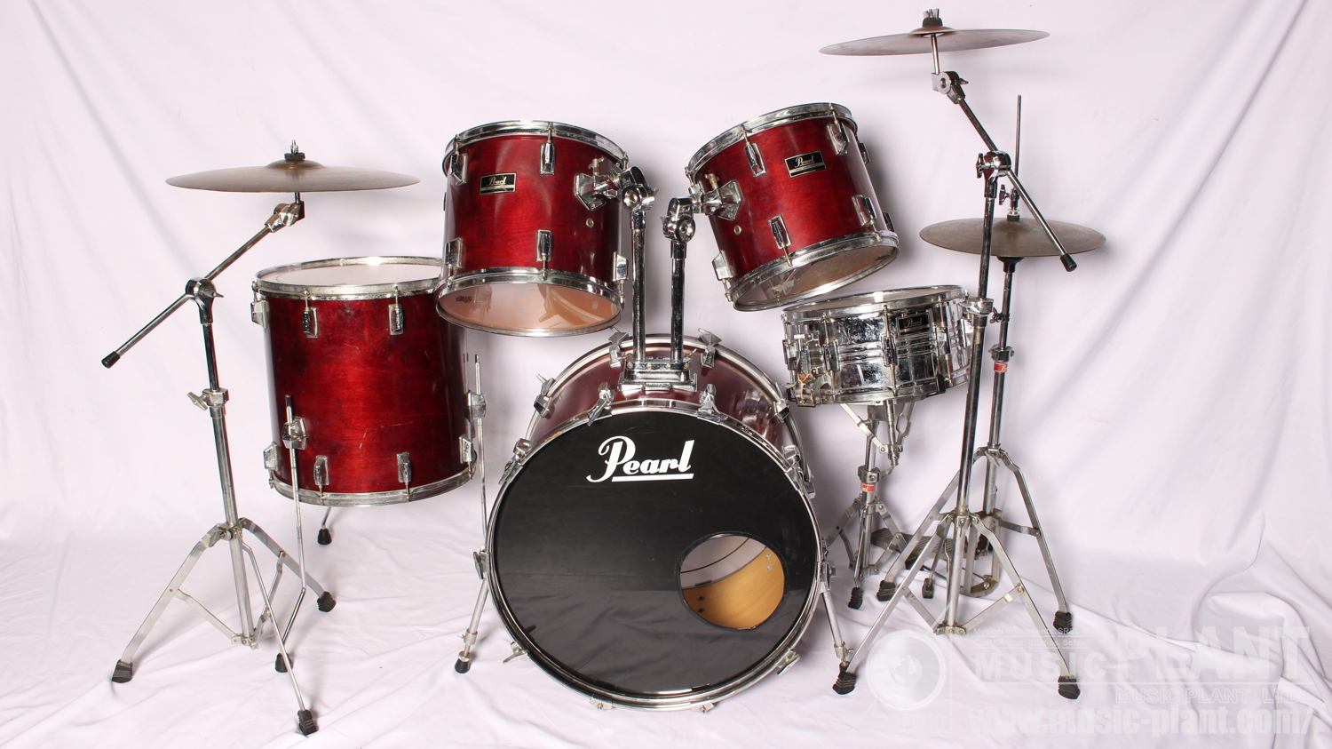 Pearl Wild Wingシリーズ ドラムセットWD-22D Drum Set Wine Red中古