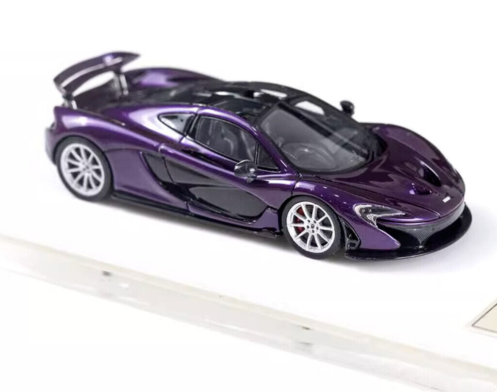 DMH 1:64 Purple P1 Super Racing Sports Model Diecast Resin Car New