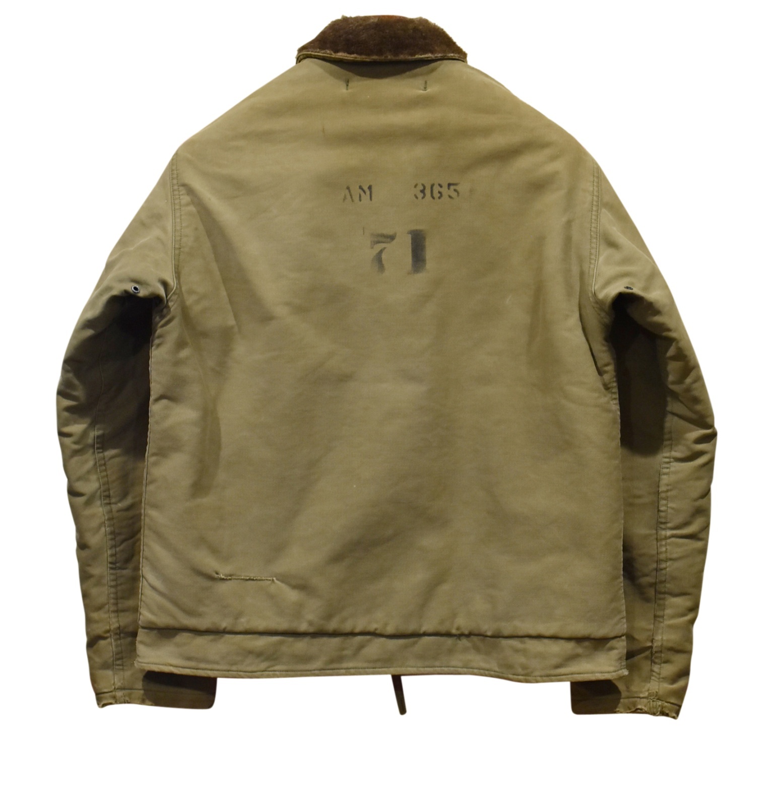 40's【ビンテージ】【米軍実物】【U.S.NAVY】【N-1】【バック