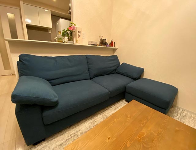 Noce オットマン付きカウチソファのうち②の部分 カウチソファで