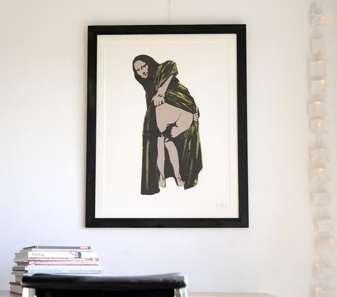 Moona Lisa - Nick Walkerのグラフティアート＆ポスターを販売 ー