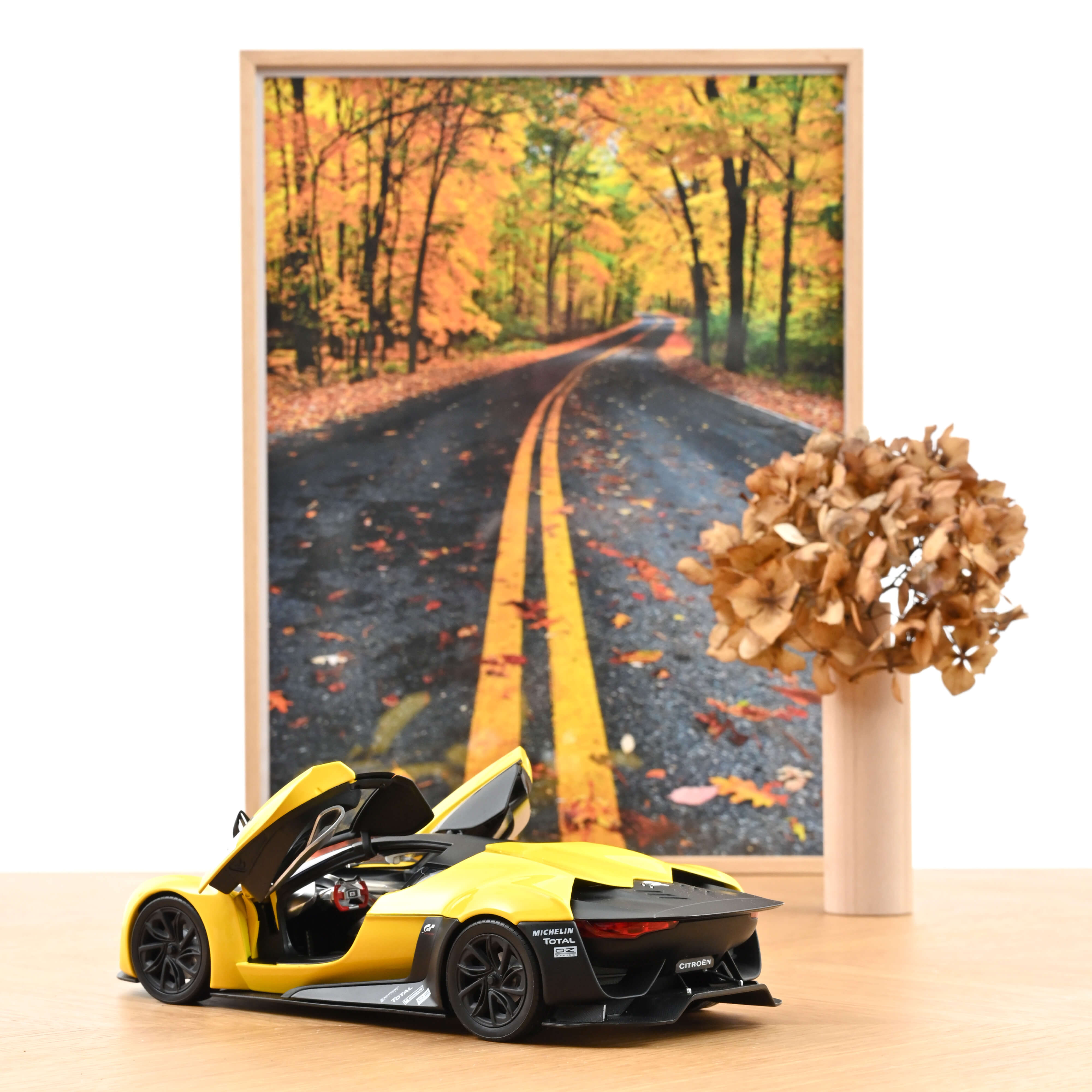 GT by Citroën 2008 Yellow & Black Concept Car 1:18 - 200pcs – Norev