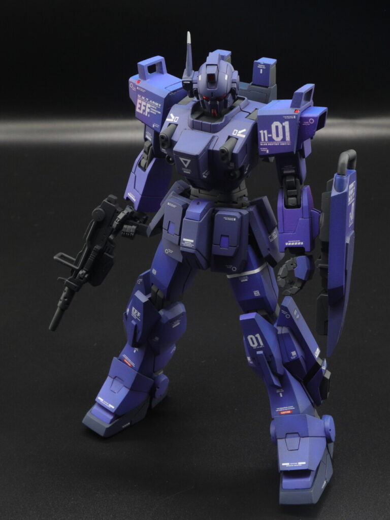 HGUC 1/144 ブルーディスティニー1号機“EXAM”レビュー（改造・全塗装
