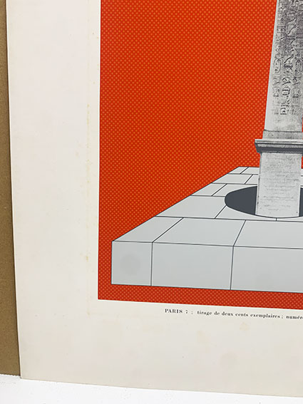 佐藤亜土版画「Paris 7」 | Natsume Books