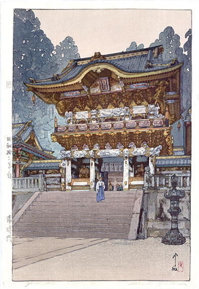 吉田博版画「陽明門」 | Natsume Books